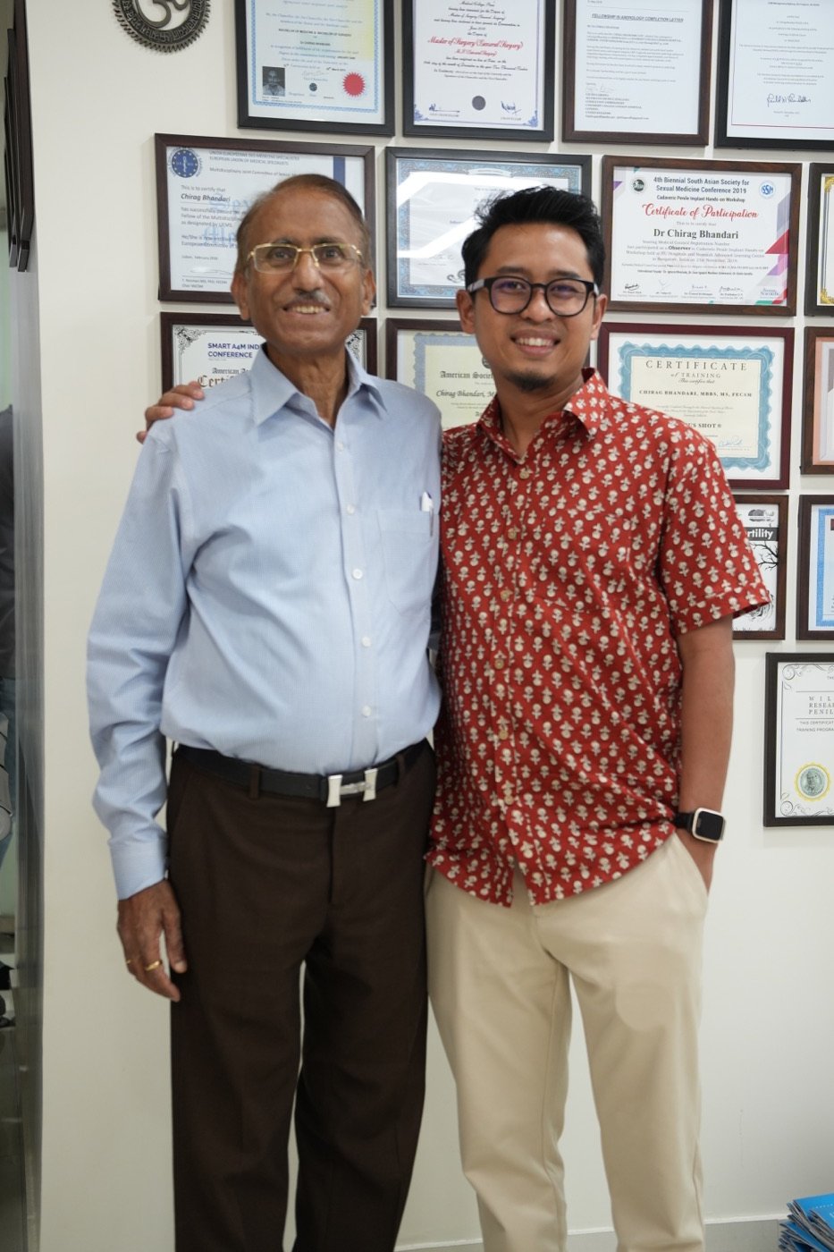 Dokumentasi kursus andrologi di India